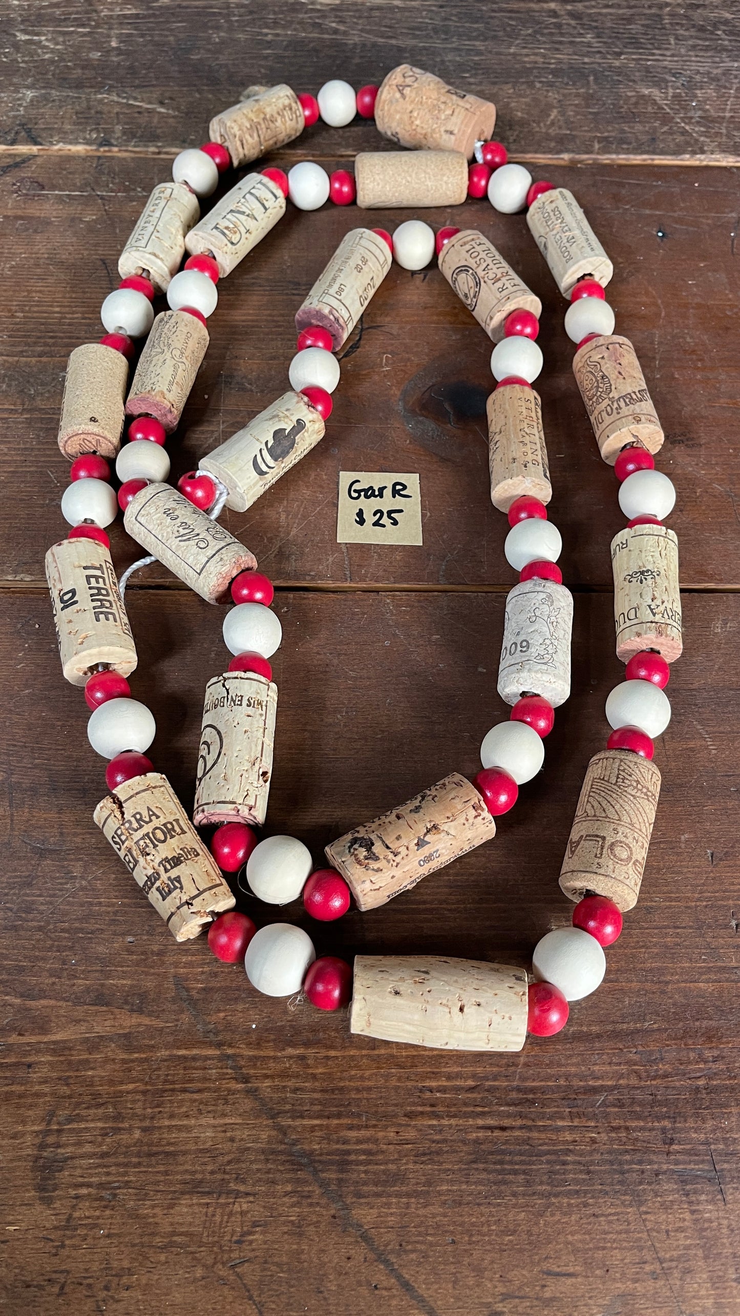 Christmas Cork Garland