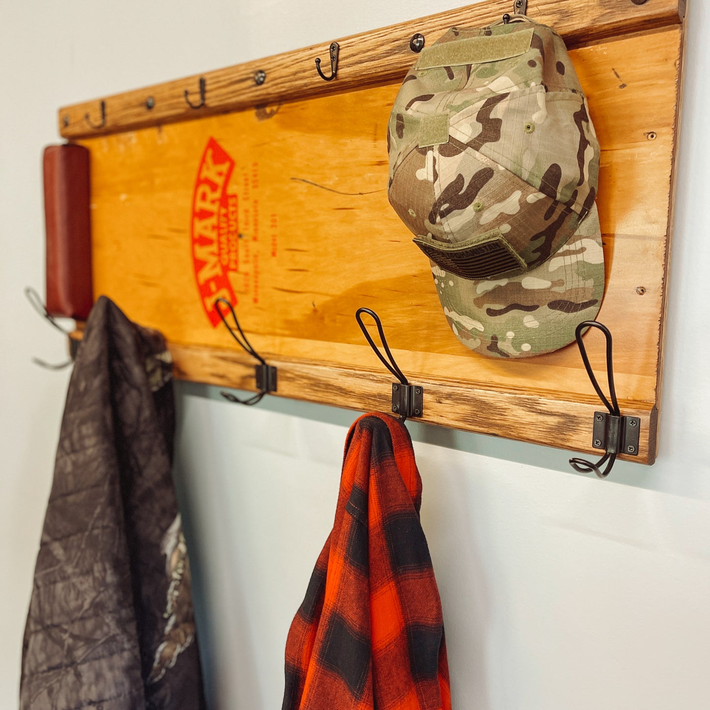 Mechanic’s Creeper Coat Rack - Red