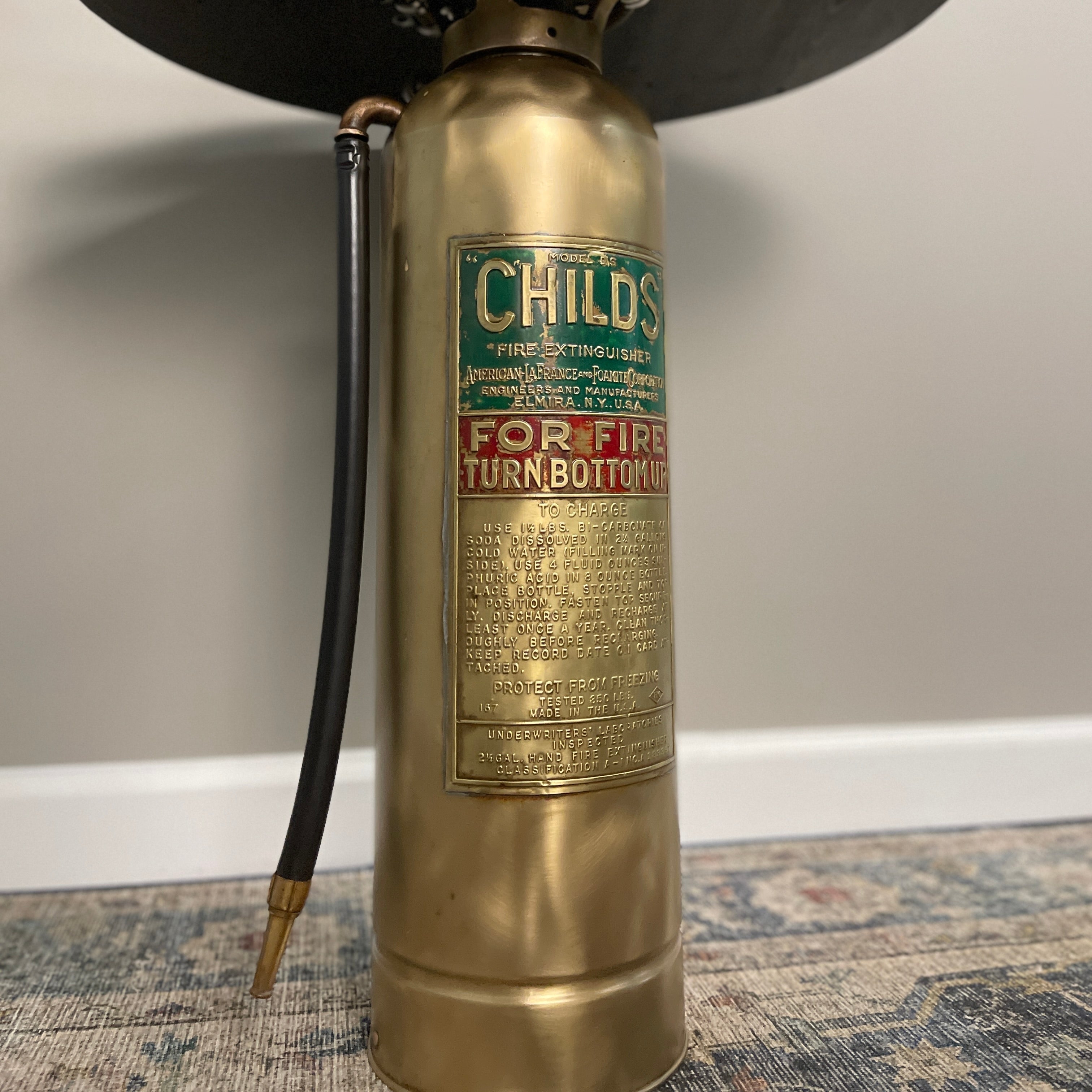 Fire Extinguisher Table