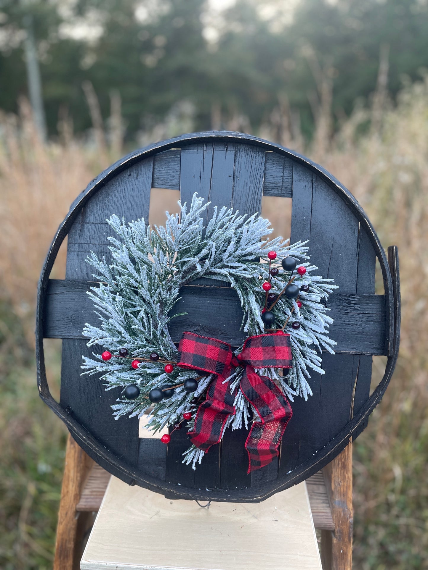 Fruit Basket Lid Wall Art