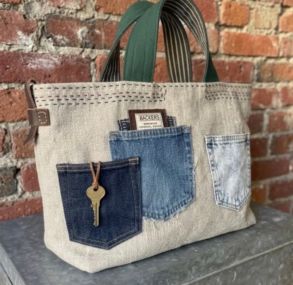 Recycled Tote: A Repurposed Fabric Workshop