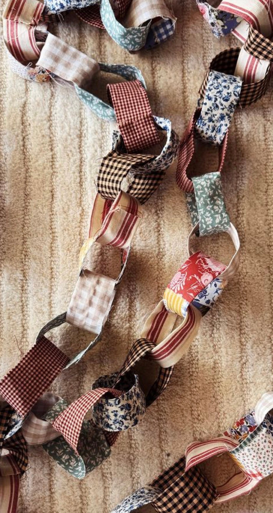 Deck the Halls Garland and Ornaments: A Repurposed Fabric Workshop
