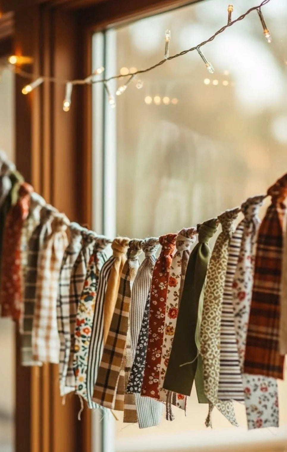 Deck the Halls Garland and Ornaments: A Repurposed Fabric Workshop
