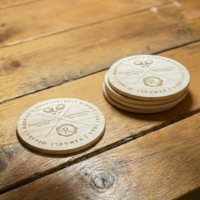 Renault Winery Round Coasters -2