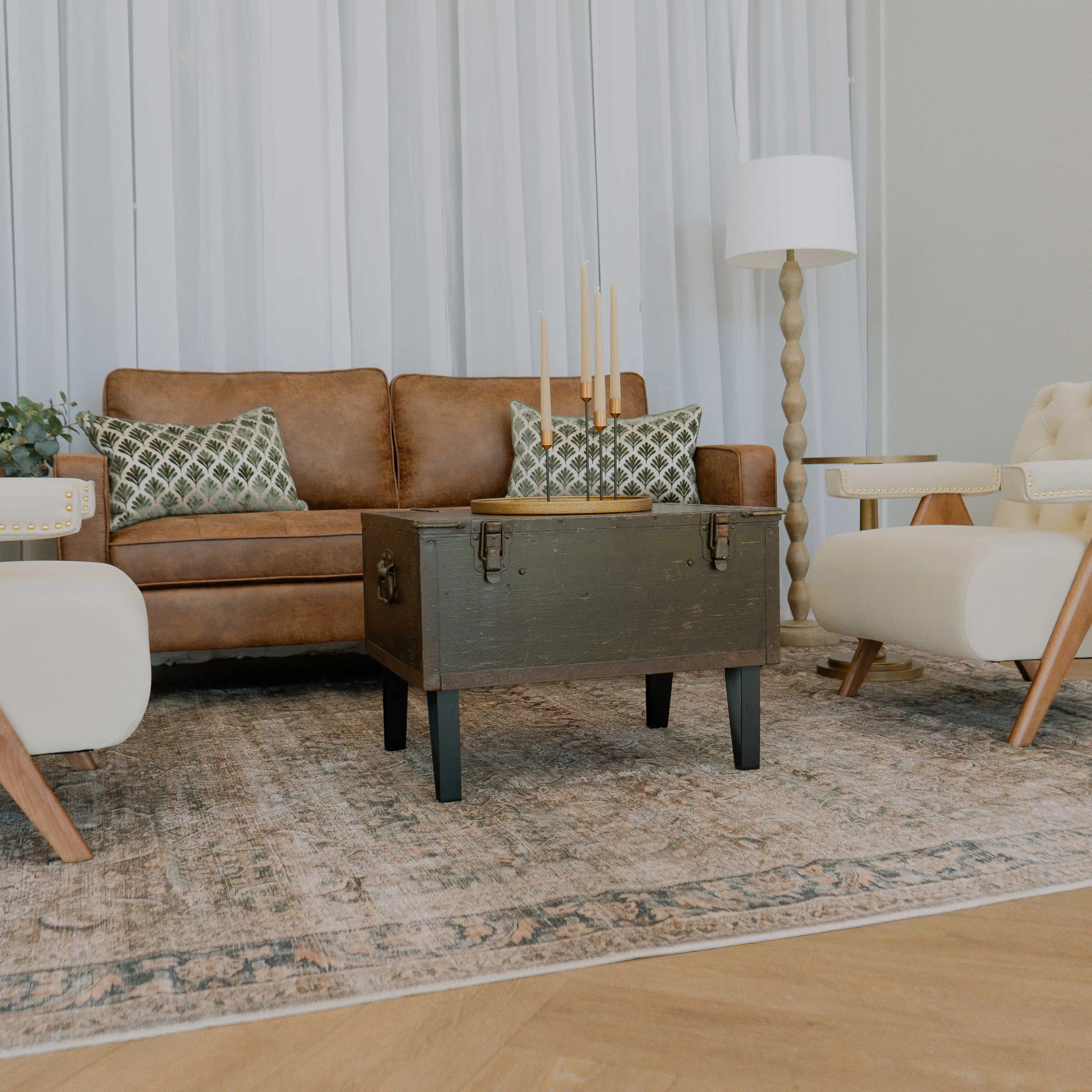 Classic Leather Lounge Set