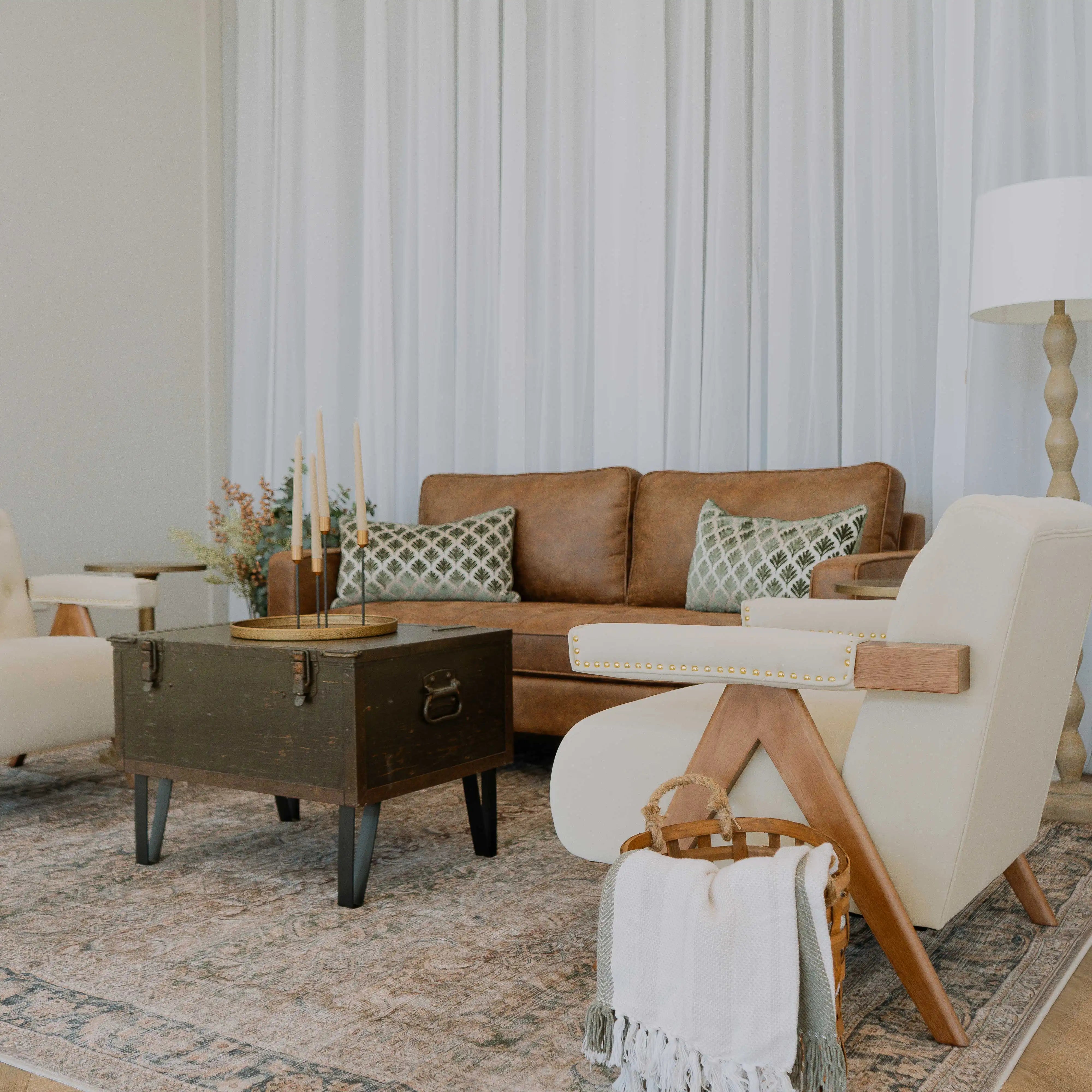 Classic Leather Lounge Set
