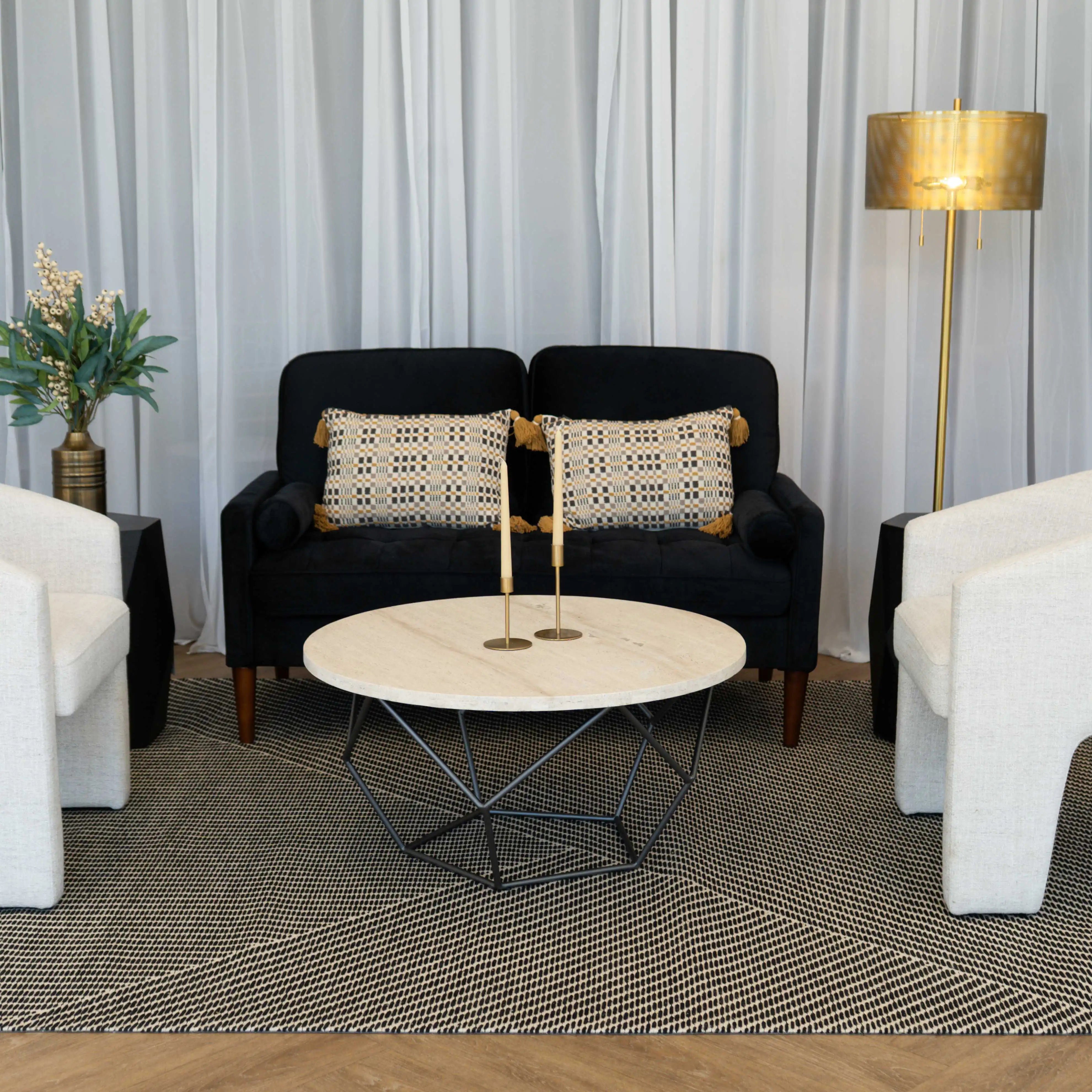 Black Luxury Lounge Set