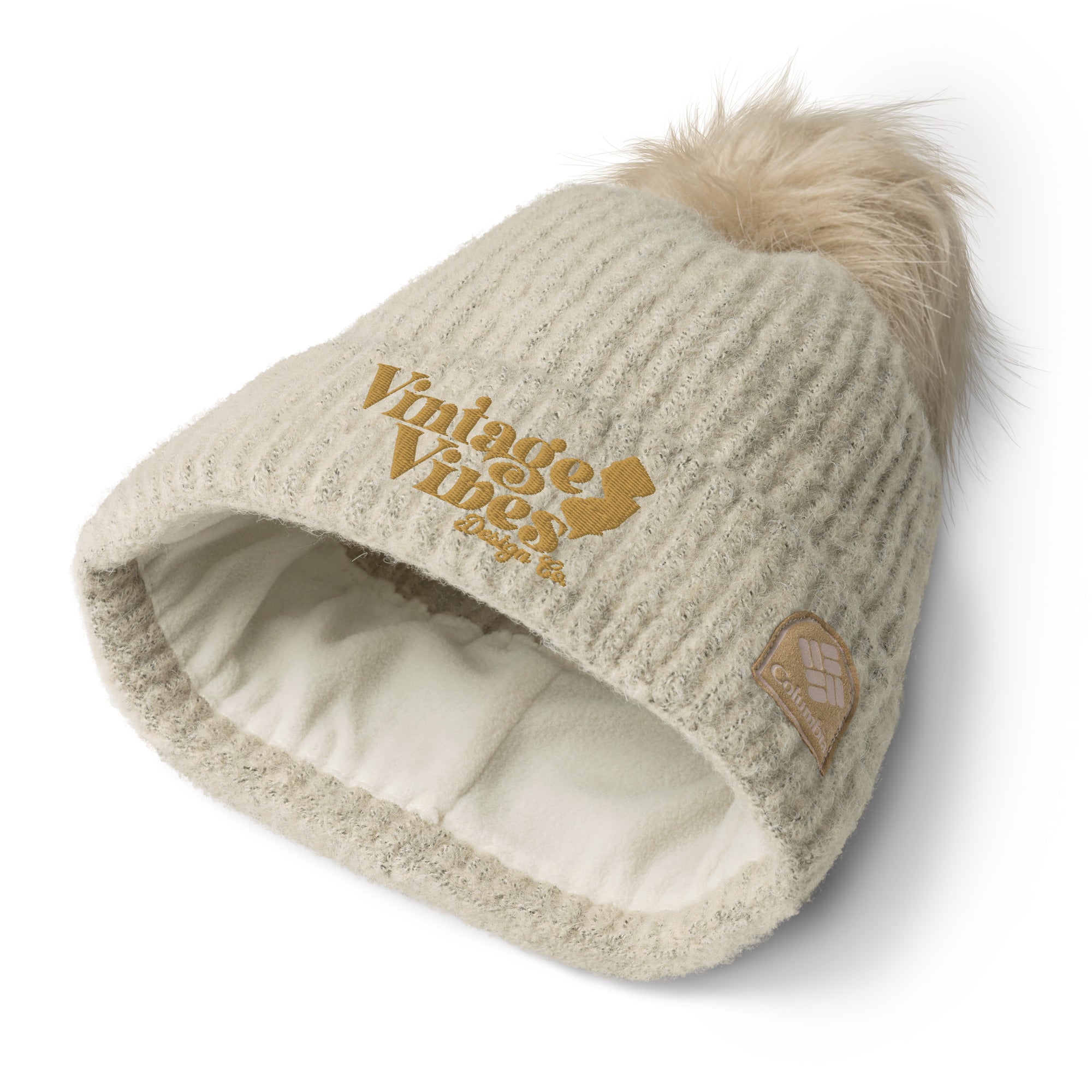 Columbia pom-pom beanie
