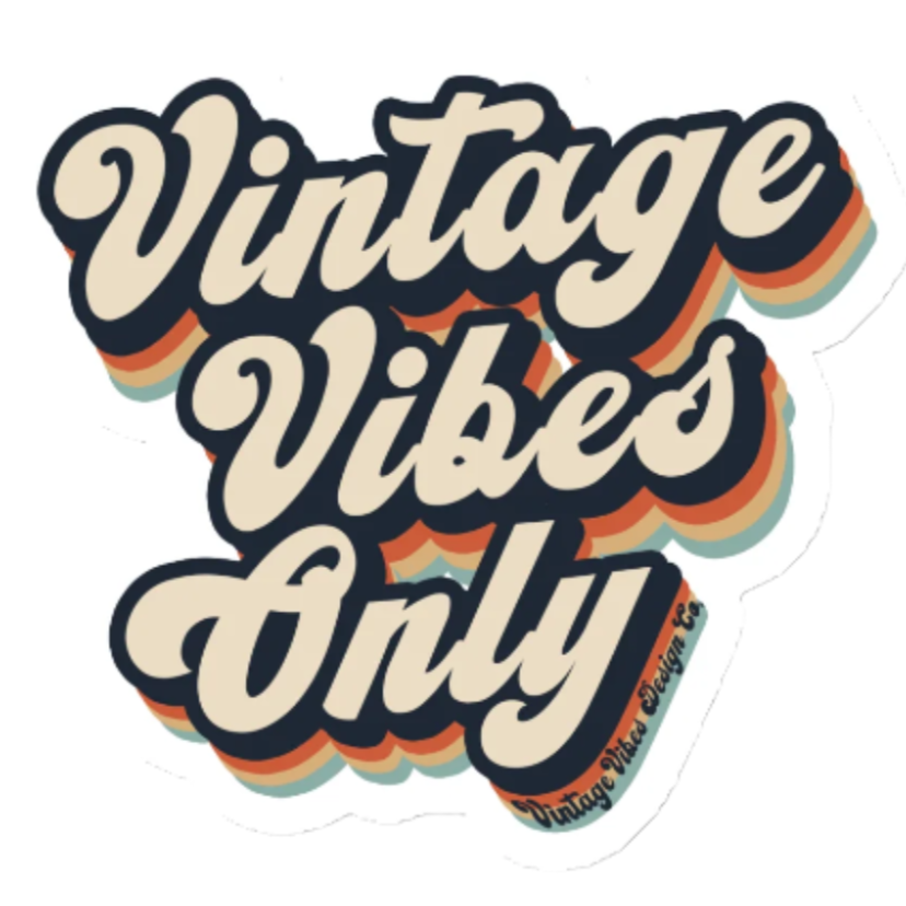 Vintage Vibes Only Magnet