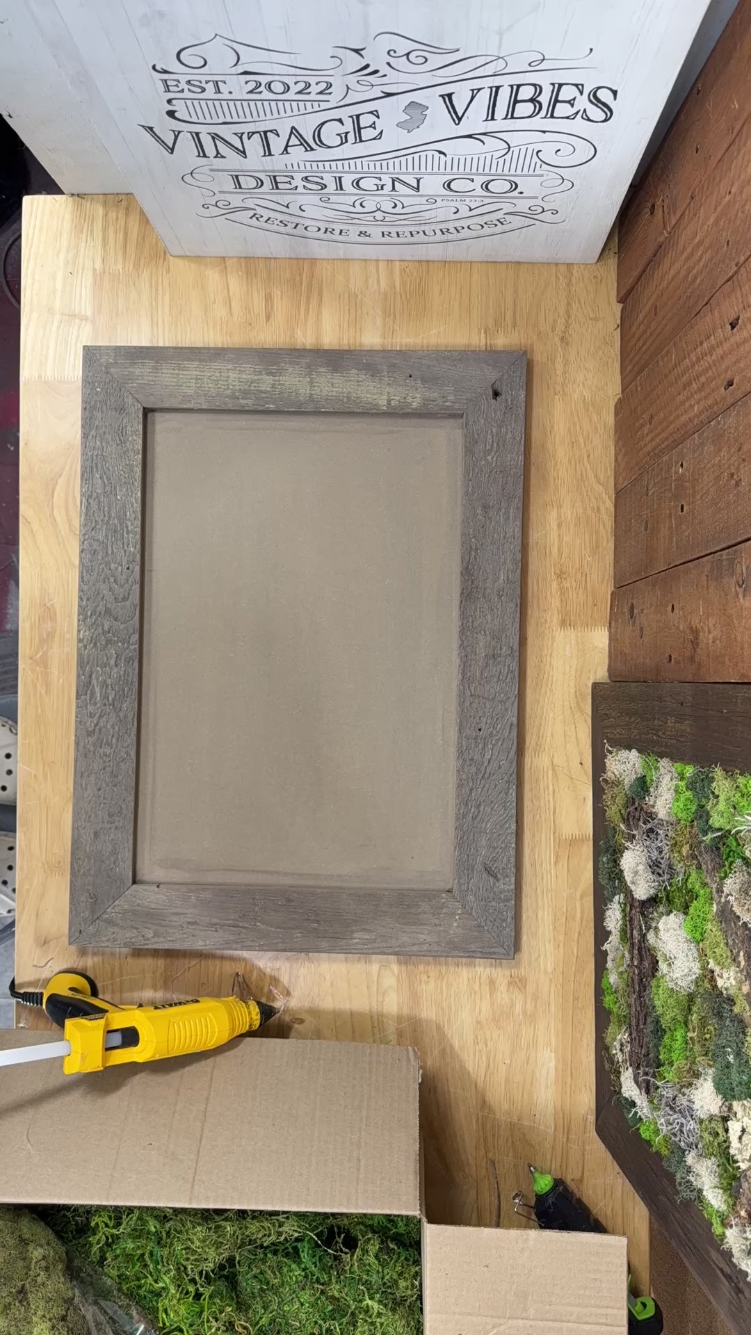 Nature Reclaimed: Moss Wall Art Workshop