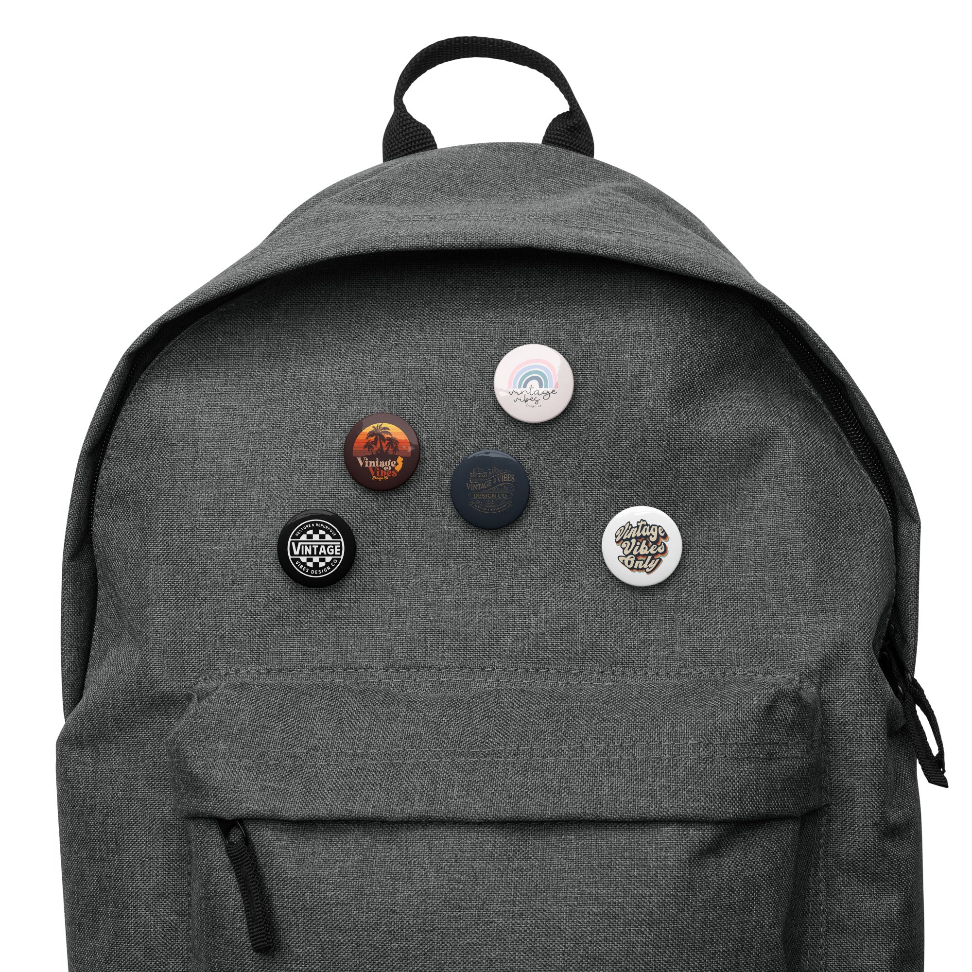 Set of (5) Vintage Vibes Pins