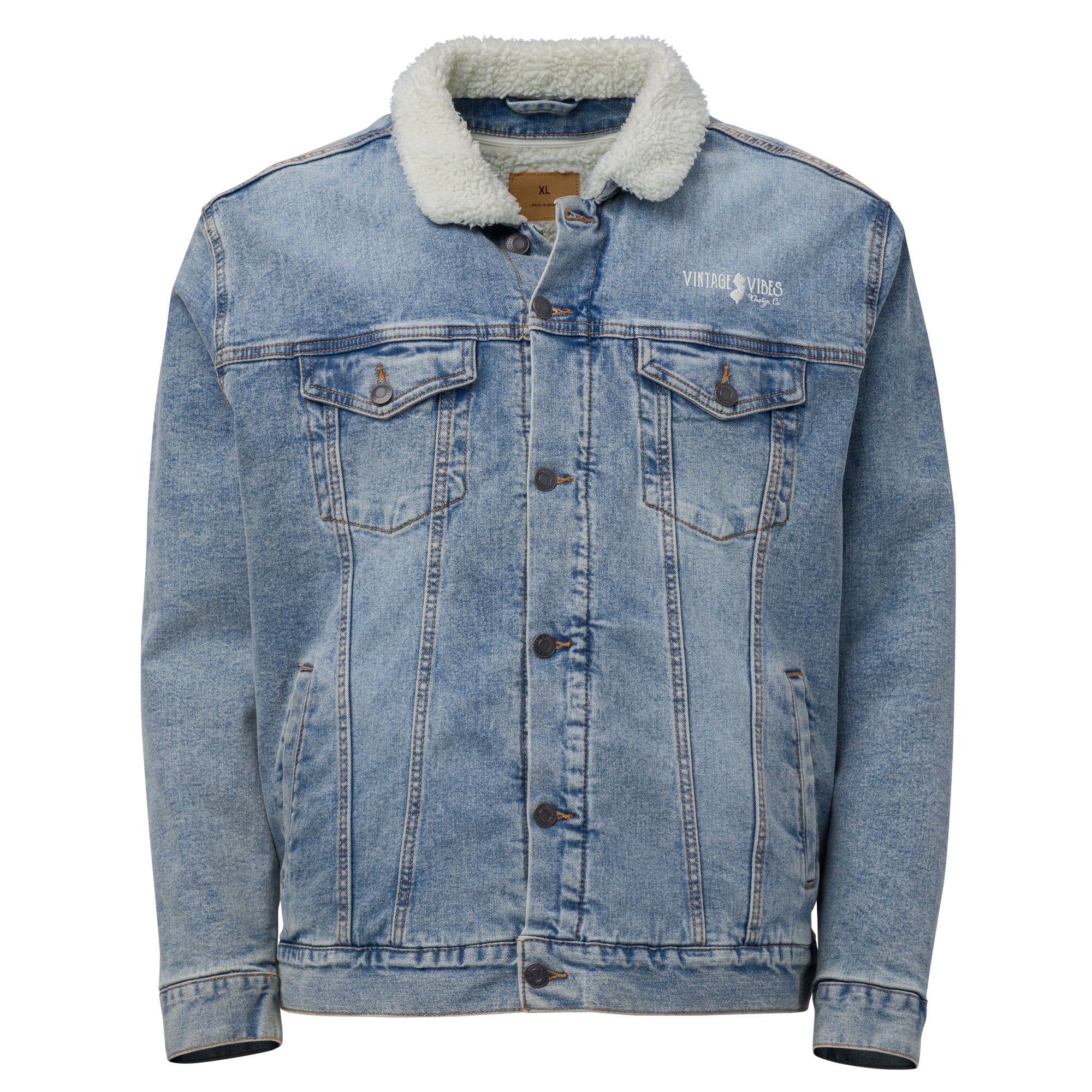 Denim Sherpa Jacket