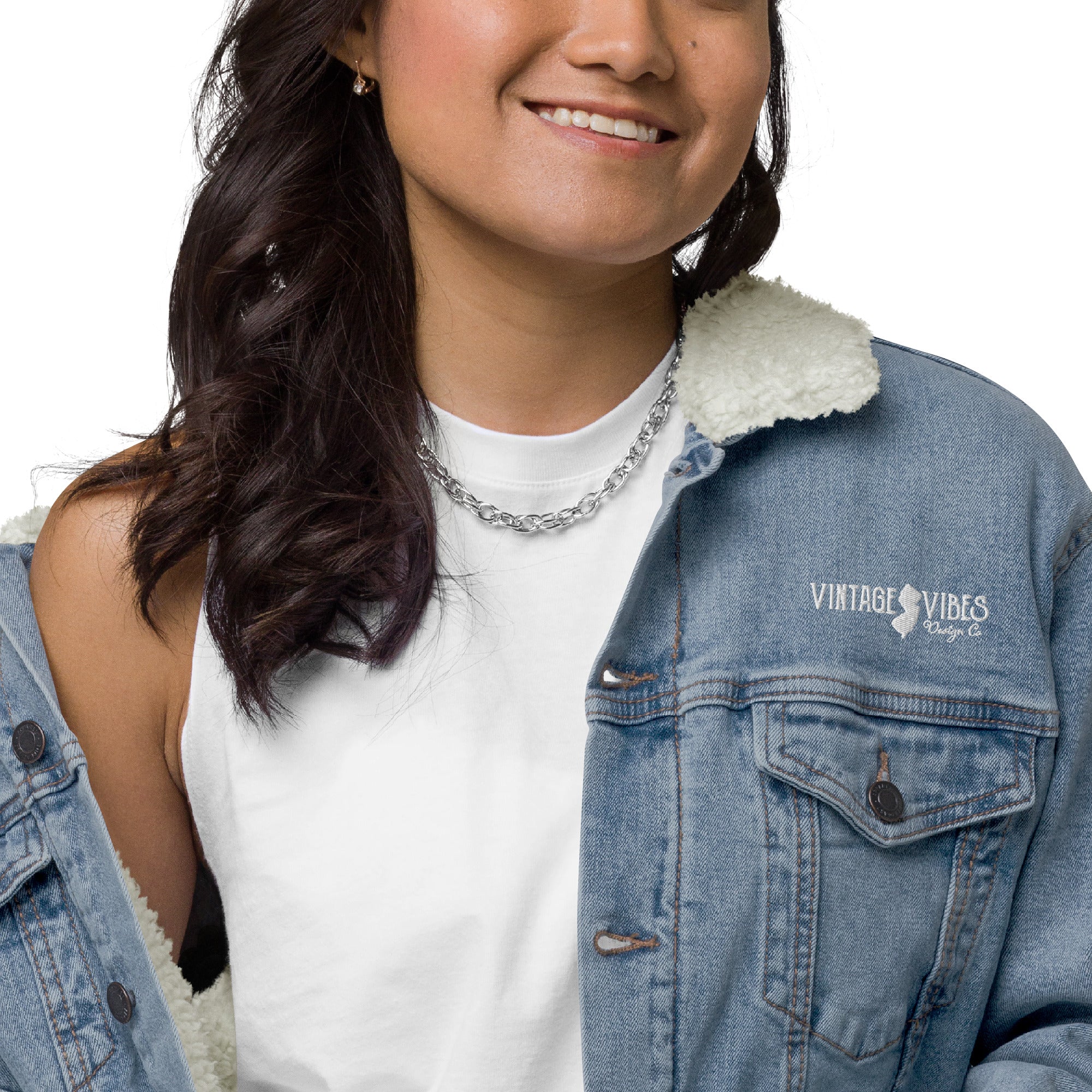 Denim Sherpa Jacket