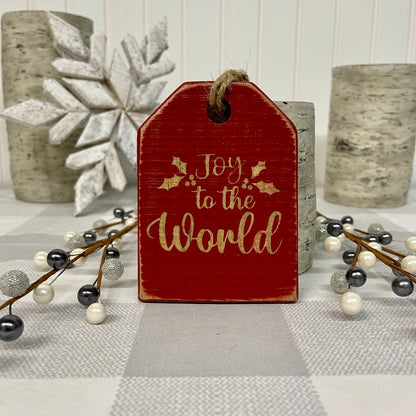 Pallet Wood Christmas Ornaments - Religious