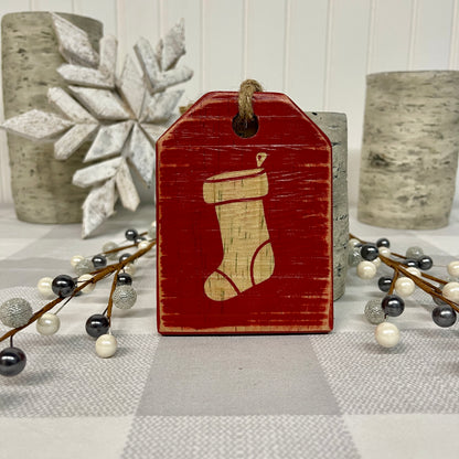 Pallet Wood Christmas Ornaments - O Christmas Tree