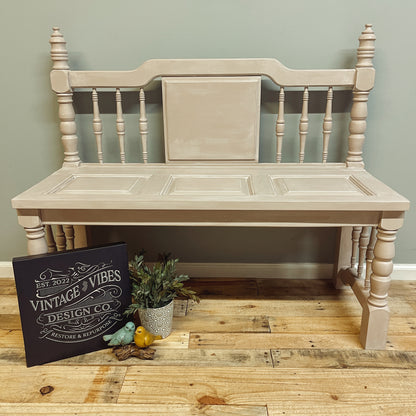 Twin Spindle Headboard Bench