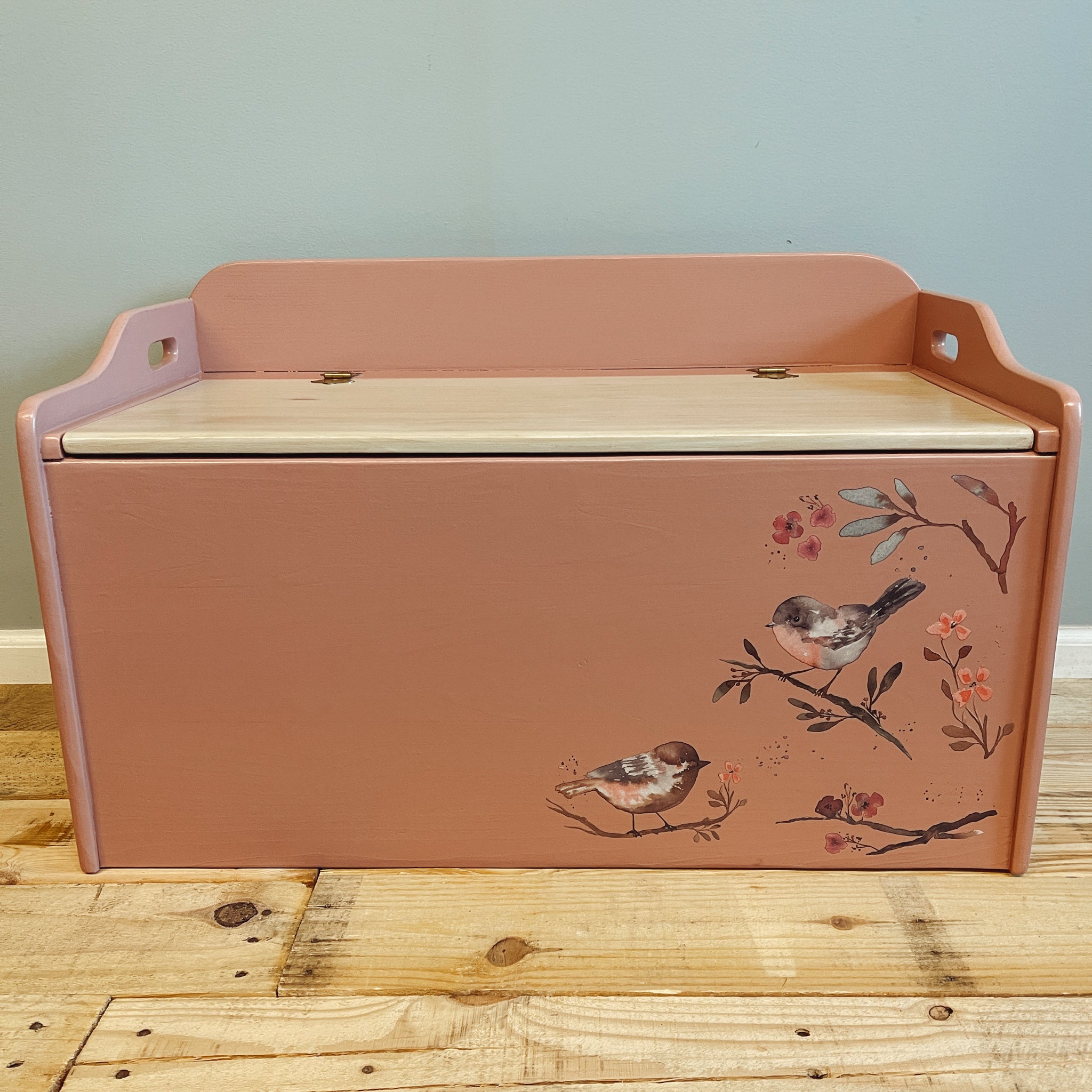 Solid Wood Toy Chest