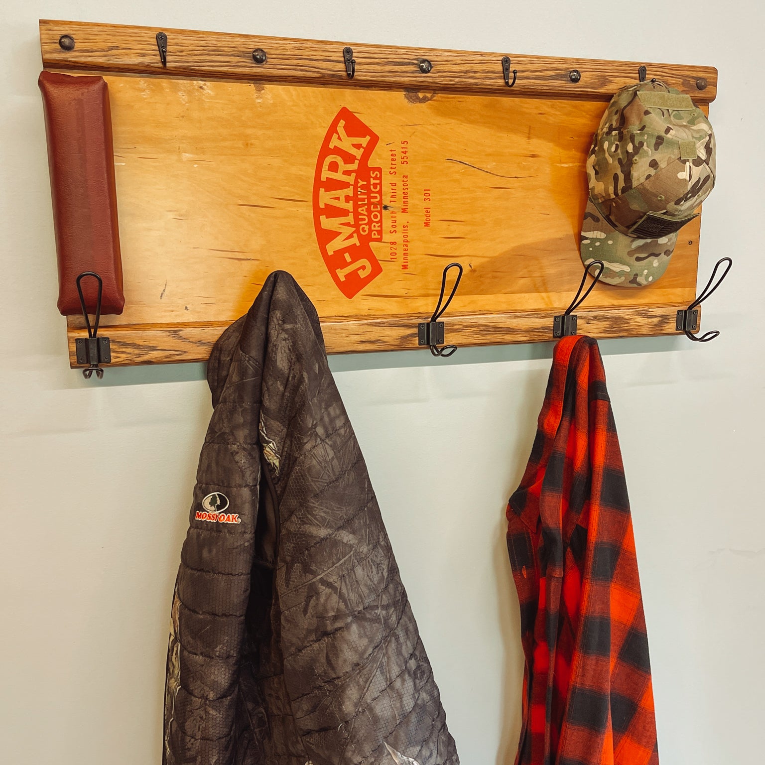 Weirdcoat Rack Mechanic’s Creeper Coat Rack - Red – Vintage Vibes Design LLC