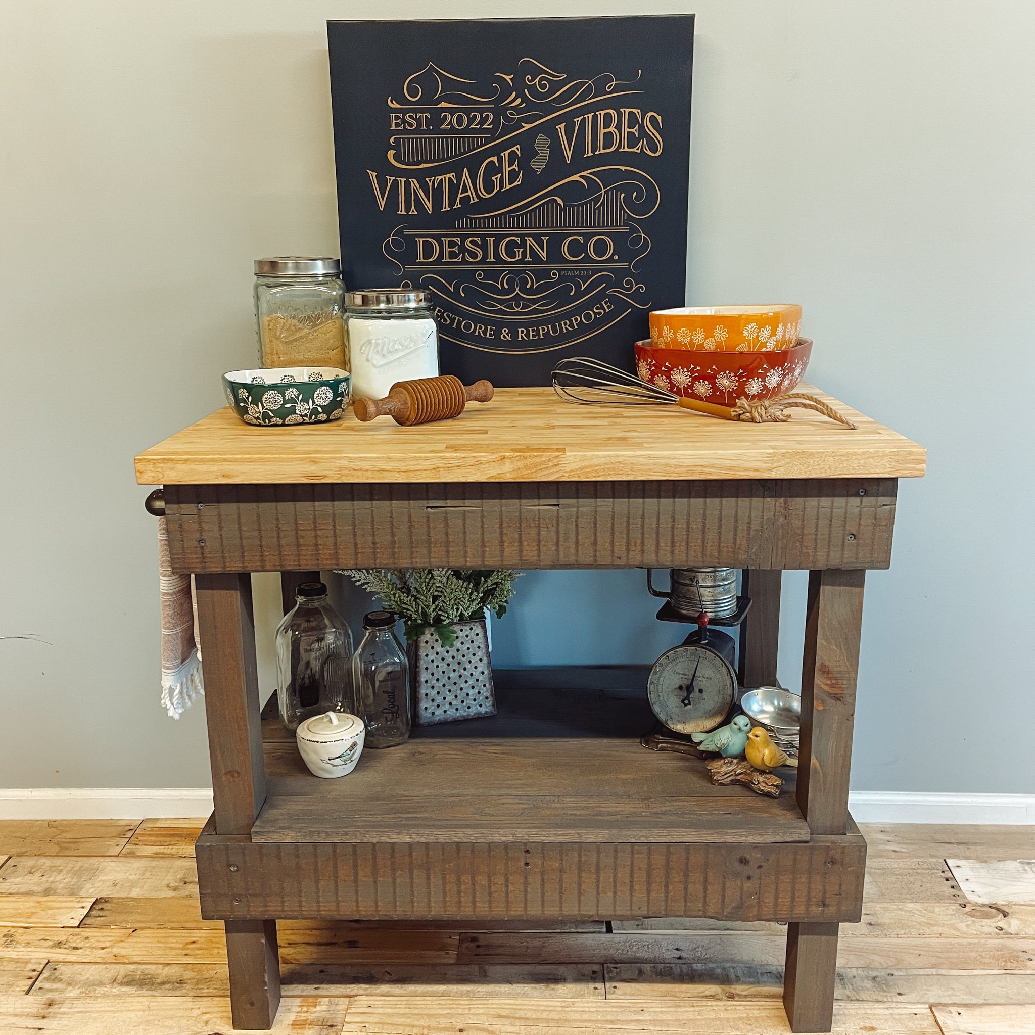 Butcher Block Kitchen Island
